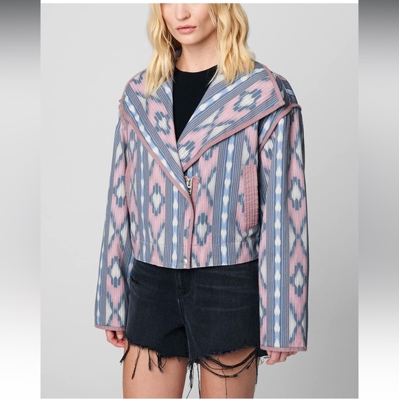 NWT Blank NYC Aztec Printed Jacket - Picture 2 of 8